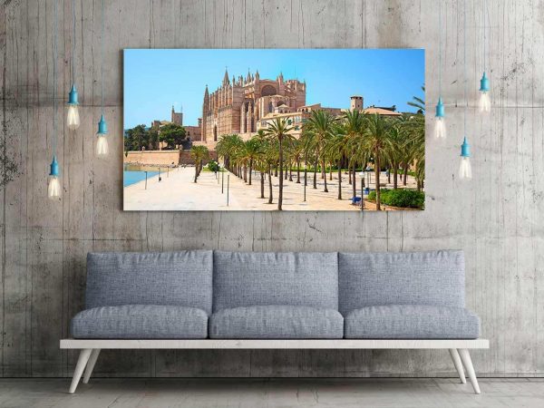Fotocuadro Urbano Catedral Santa María Mallorca | Carteles XXL - Impresión carteleria publicitaria