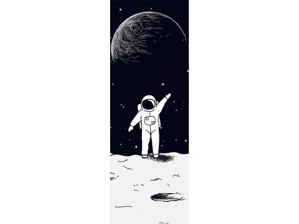 Vinilo Frigorífico Astronauta Luna | Carteles XXL - Impresión carteleria publicitaria