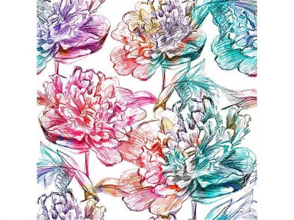 Alfombra PVC Rosas Colores | Carteles XXL - Impresión carteleria publicitaria