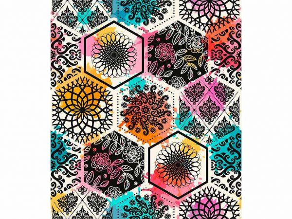 Alfombra PVC Mosaico Colorido Hexagonal | Carteles XXL - Impresión carteleria publicitaria