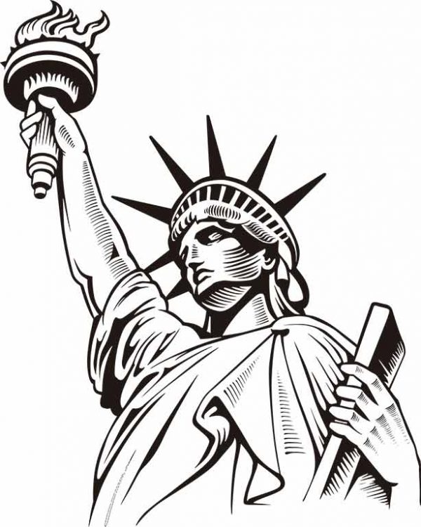 Vinilo decorativo Estatua de la Libertad | Carteles XXL - Impresión carteleria publicitaria