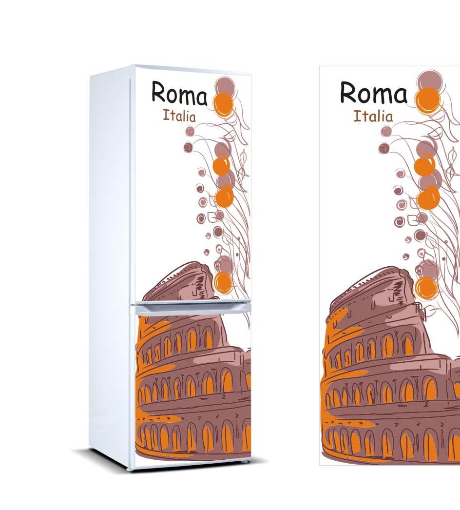 Vinilo Frigorífico Roma | Carteles XXL - Impresión carteleria publicitaria