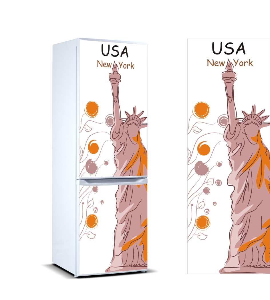 Vinilo Frigorífico Nueva York | Carteles XXL - Impresión carteleria publicitaria