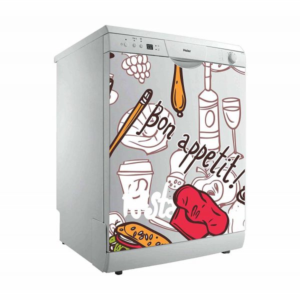Vinilo Decorativo para Lavavajillas Bon Appetit | Carteles XXL - Impresión carteleria publicitaria