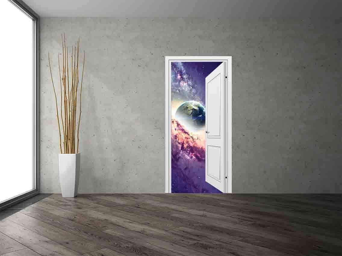 Vinilo Decorativo Puerta Galaxia | Carteles XXL - Impresión carteleria publicitaria