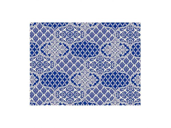 Alfombra PVC Arte Ornamental Azul | Carteles XXL - Impresión carteleria publicitaria