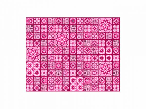 Alfombra PVC Geometría Rosa | Carteles XXL - Impresión carteleria publicitaria