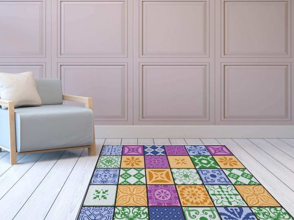 Alfombra PVC Mosaico Colores | Carteles XXL - Impresión carteleria publicitaria