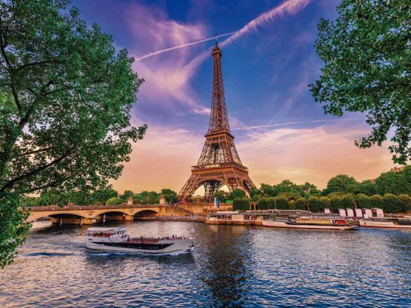 Fotomural Vinilo Torre Eiffel al Amanecer | Carteles XXL - Impresión carteleria publicitaria