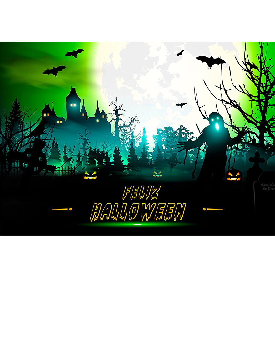 Photocall Halloween 2,40x1,90m | Carteles XXL - Impresión carteleria publicitaria