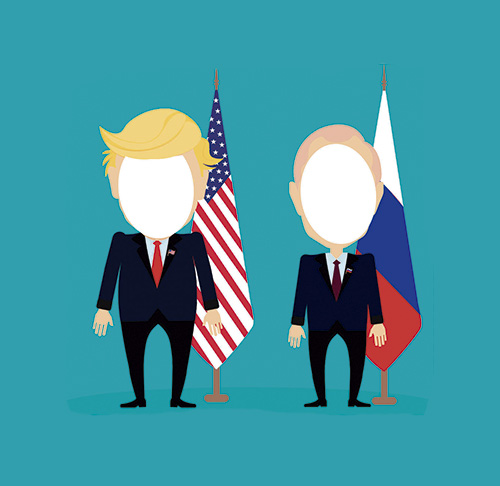 Photocall Trump-Putin | Carteles XXL - Impresión carteleria publicitaria