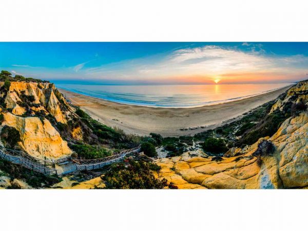 Vinilo Frigorífico Playa Curva | Carteles XXL - Impresión carteleria publicitaria