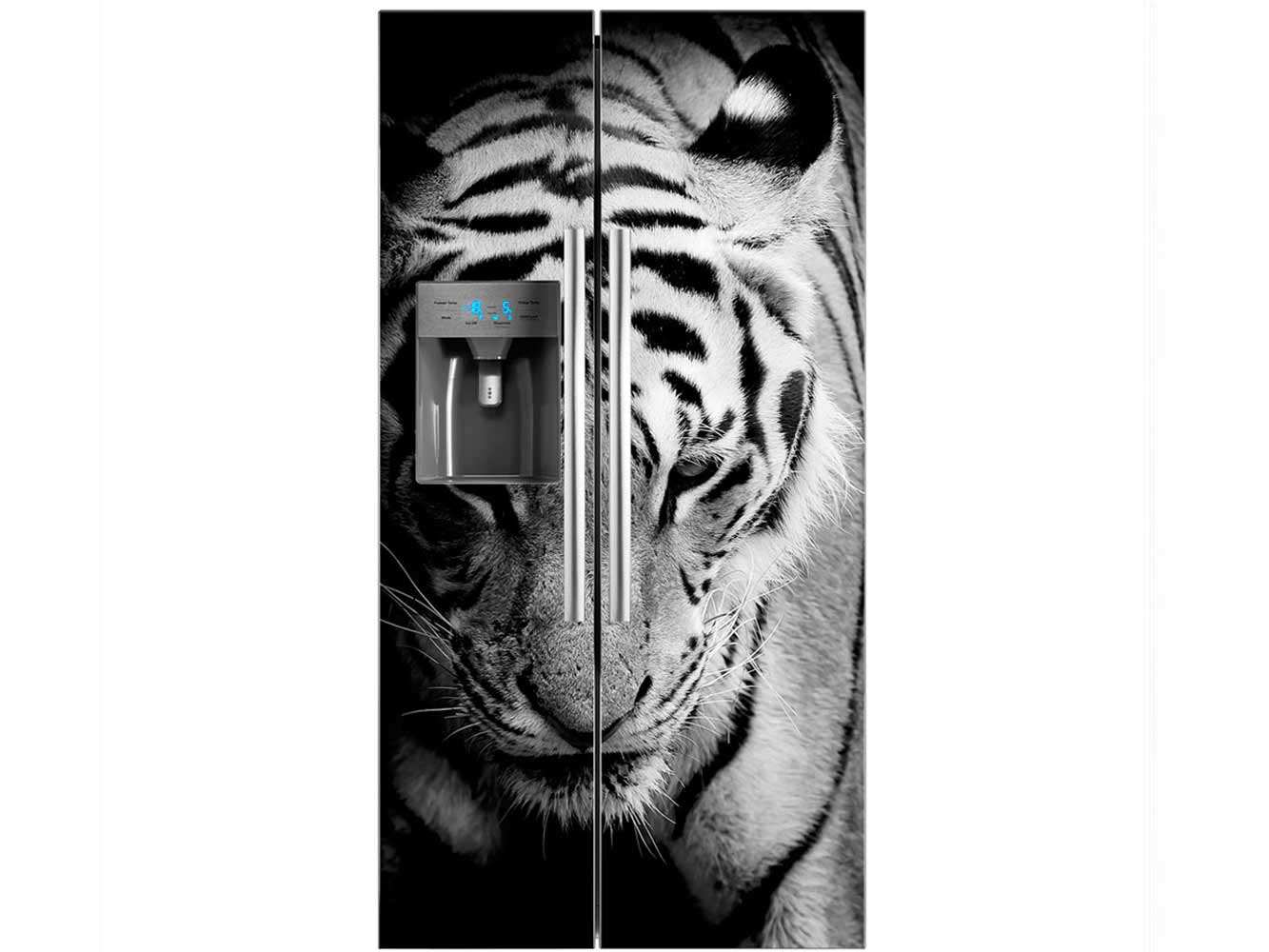 Vinilo Frigorífico Tigre Manso | Carteles XXL - Impresión carteleria publicitaria