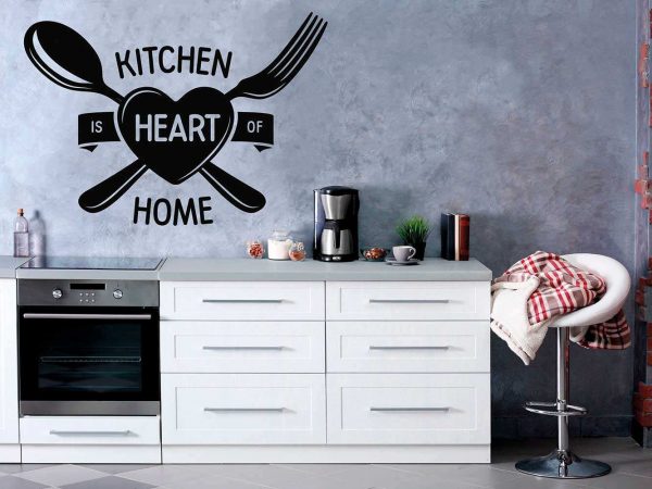 Vinilo Frases Kitchen Hearth Home | Carteles XXL - Impresión carteleria publicitaria