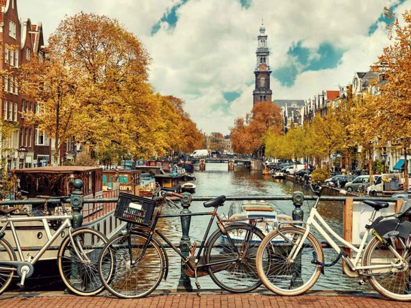 Vinilo Frigorífico Canal de Amsterdam | Carteles XXL - Impresión carteleria publicitaria