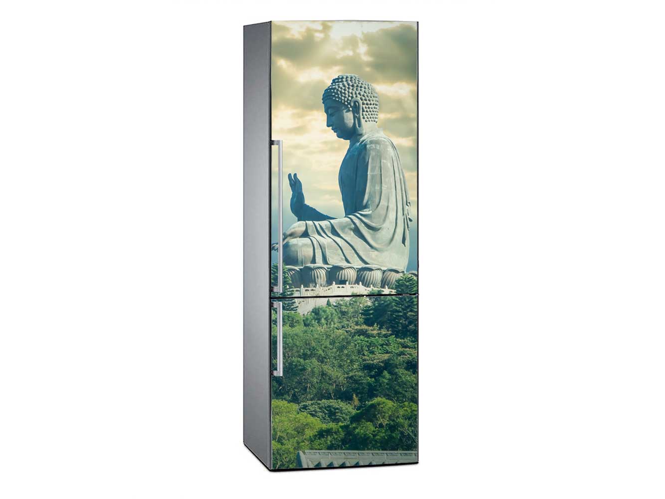 Vinilo Frigorífico Estatua Buda Hong Kong | Carteles XXL - Impresión carteleria publicitaria