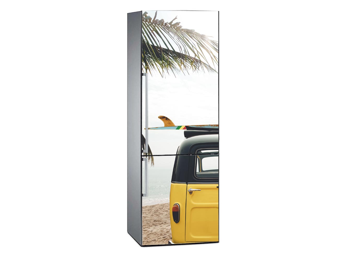 Vinilo Frigorífico Furgo Playa Tropical | Carteles XXL - Impresión carteleria publicitaria