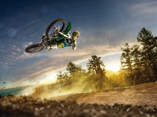 Vinilo Frigorífico Motocross Atardecer | Carteles XXL - Impresión carteleria publicitaria