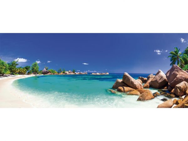 Vinilo Frigorífico Playa Tropical Cristalina | Carteles XXL - Impresión carteleria publicitaria