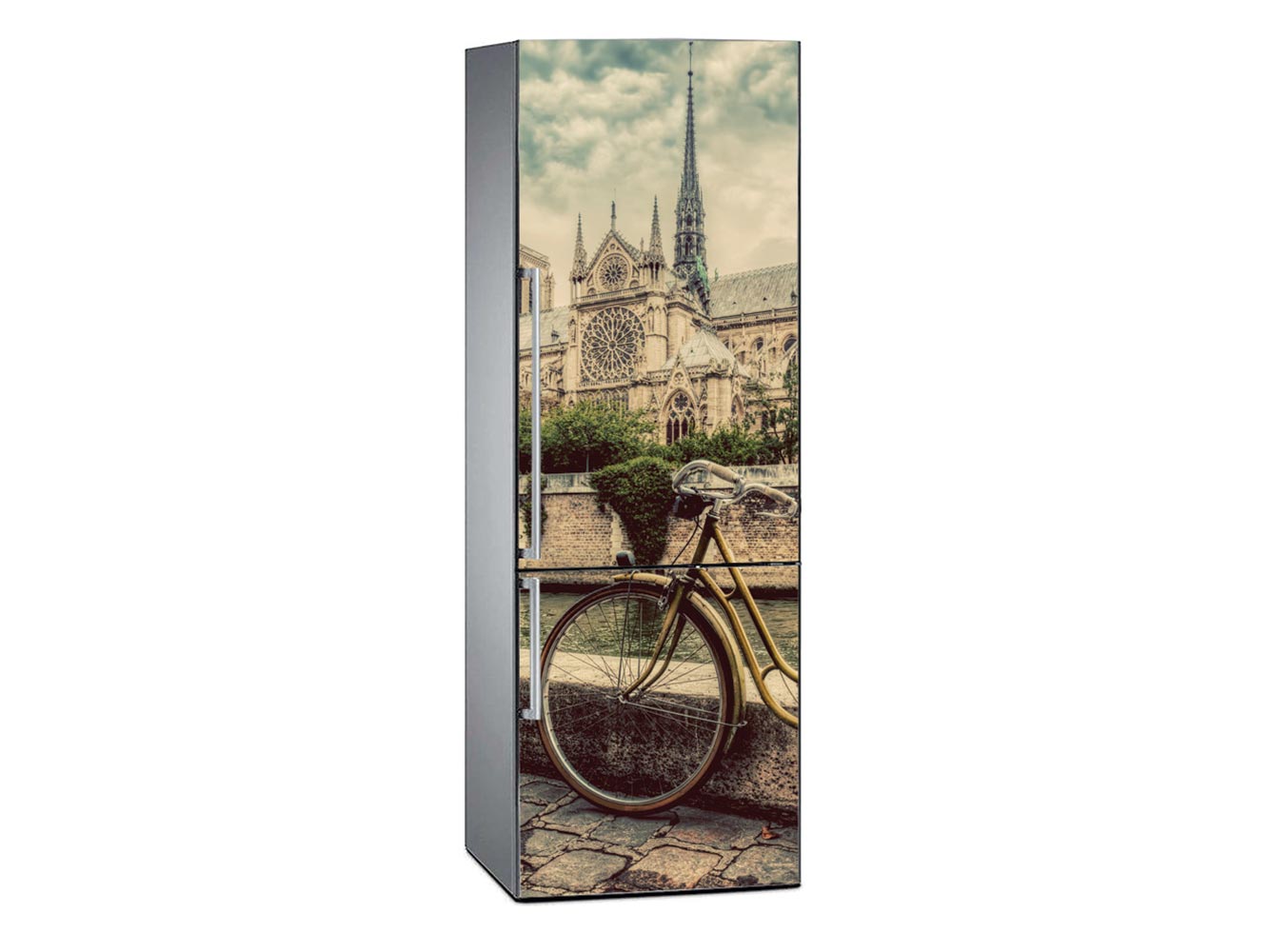 Vinilo Frigorífico Vistas a Notre Dame | Carteles XXL - Impresión carteleria publicitaria