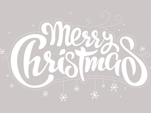 Vinilo Navidad Merry Christmas Estrellas Blancas | Carteles XXL - Impresión carteleria publicitaria
