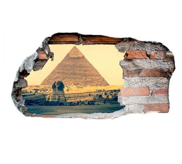 Vinilo 3D Pirámide Egipto | Carteles XXL - Impresión carteleria publicitaria