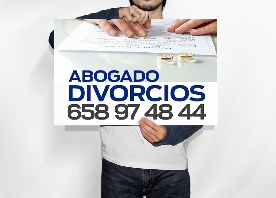 Cartel Abogados Divorcios